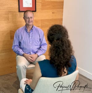 Pascal N. Paquette in Spiritual Life Coaching & Soul Guidance session with a client - LoveRadiance practice in Rosemère